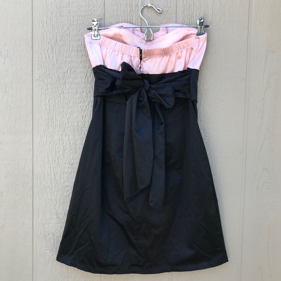 [Trixxi] Strapless Black & Pink Dress Juniors 5 - Picture 8 of 8